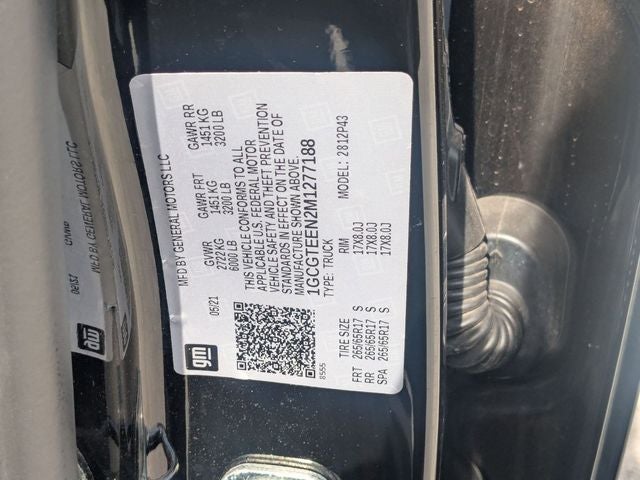 2021 Chevrolet Colorado 4WD Crew Cab Short Box ZR2