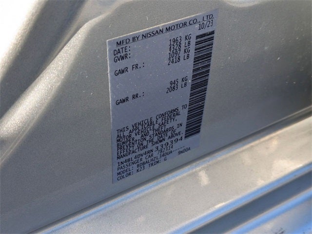 2024 Nissan Altima SV FWD