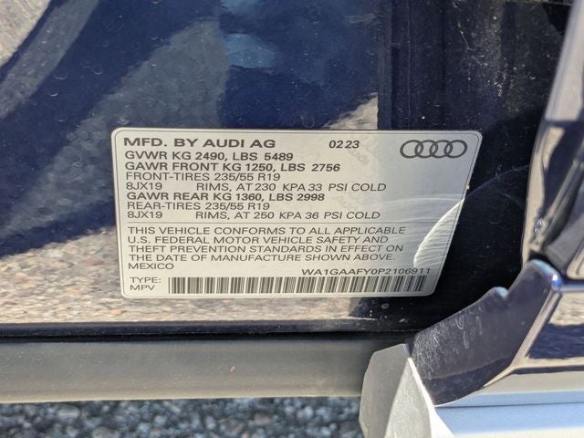 2023 Audi Q5 Premium 45 TFSI S line quattro