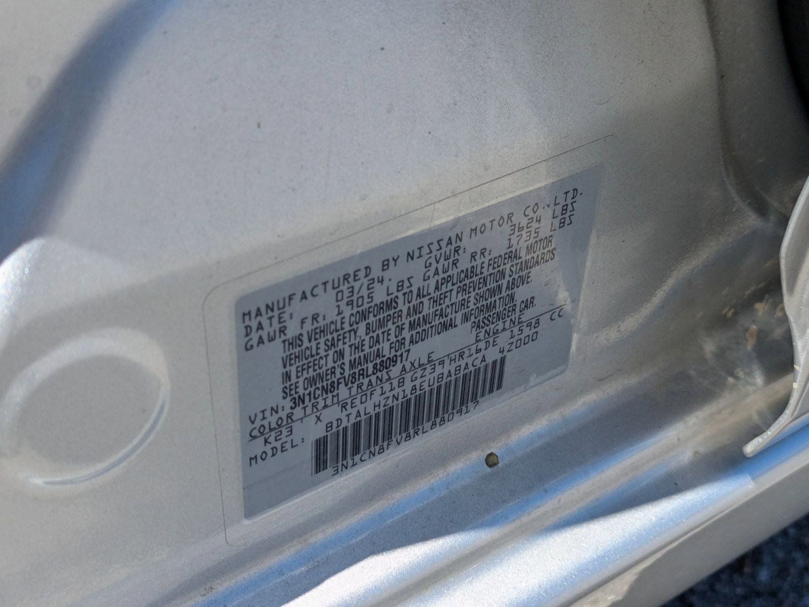 2024 Nissan Versa 1.6 SR