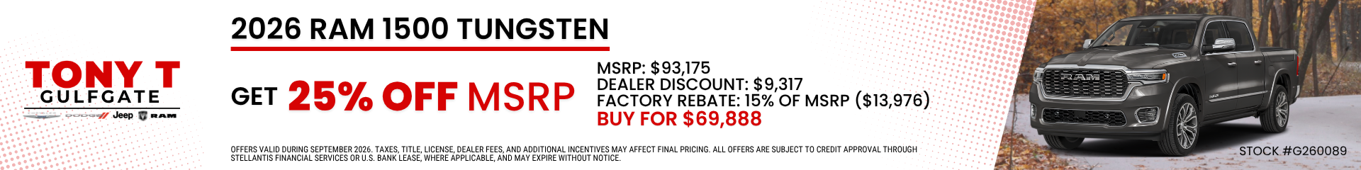 2026 RAM 1500 Tungsten