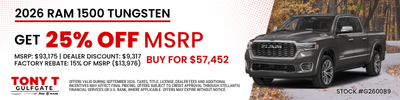 2026 RAM 1500 Tungsten