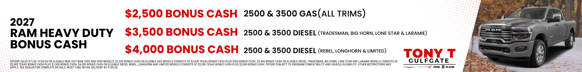 2027 RAM 2500 and 3500 HD