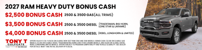 2027 RAM 2500 and 3500 HD