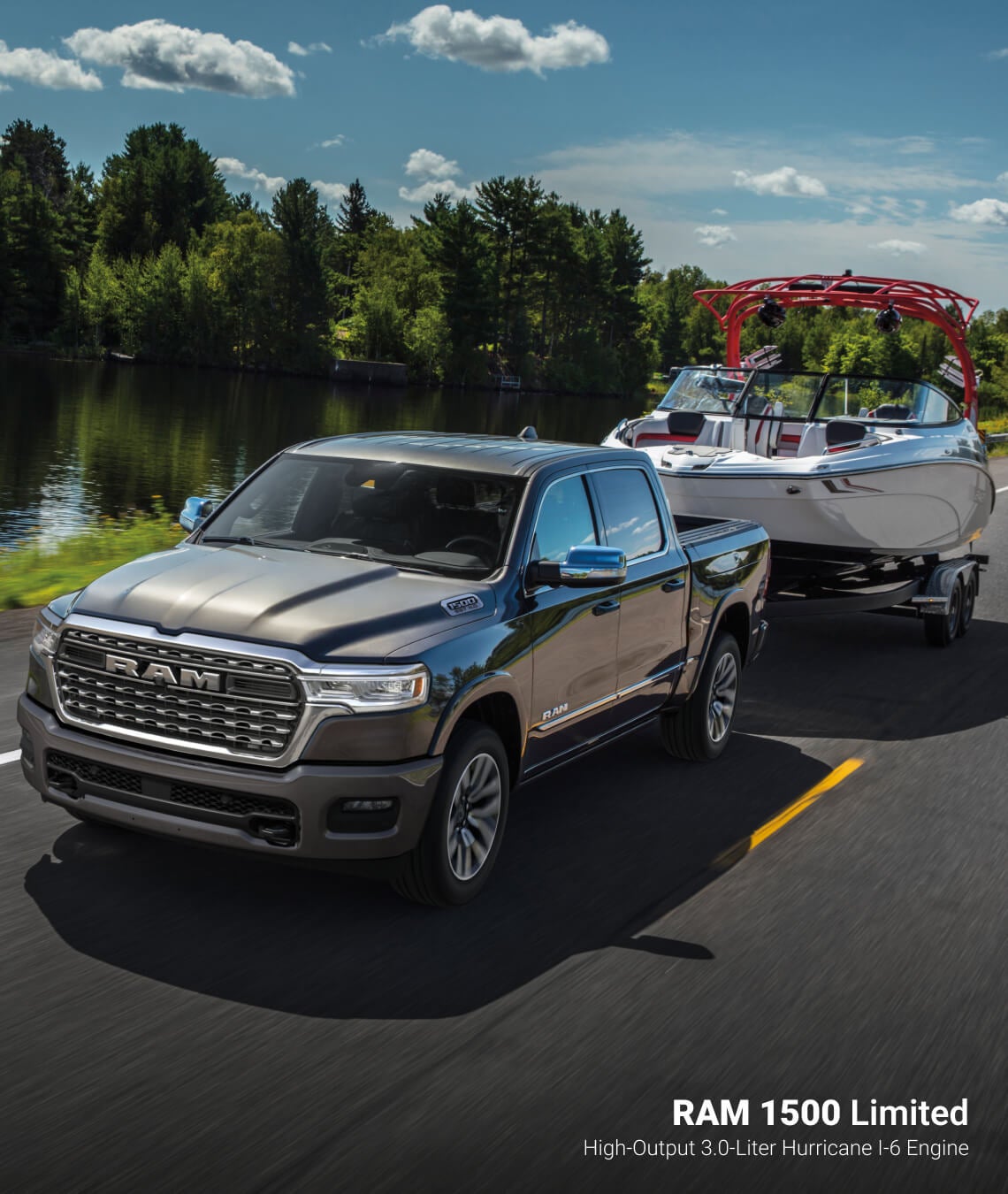 Ram 1500 RHO, Ram 1500 Limited, Ram 1500 Limited Longhorn, and Ram 1500 Tungsten Towing Capacity