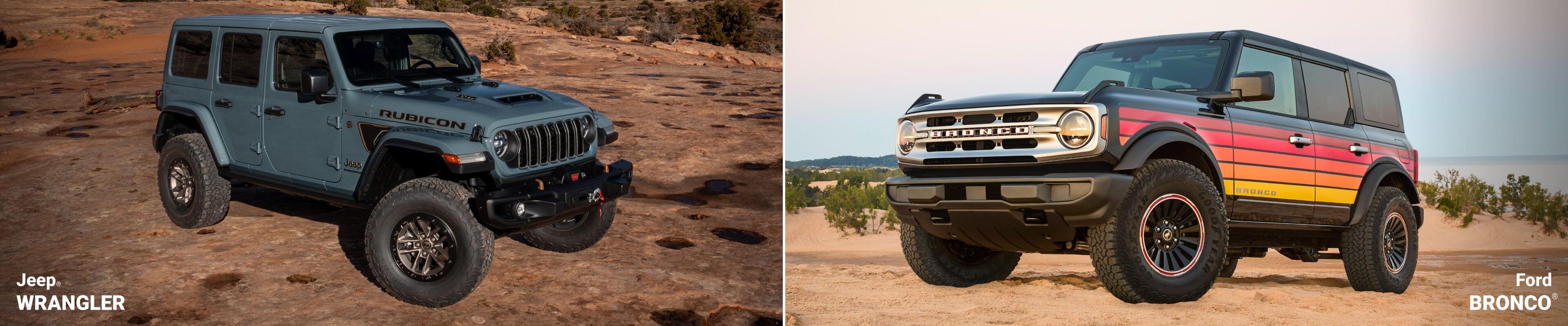 Jeep Wrangler Vs. Ford Bronco