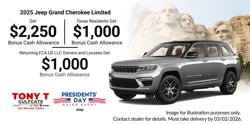 2025 Jeep Grand Cherokee Offer
